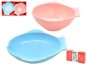 Набор салатниц Fishes 13,5x12,5x3см 300мл (цена за набор 2шт)