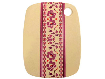 Доска разделочная бамбуковая Роспись 20x15см