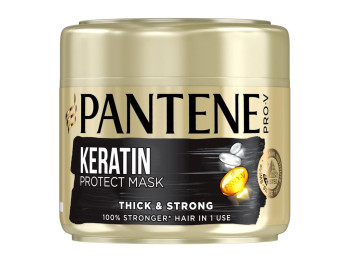 Маска для волосся Pantene Pro-V Keratin Protect, з кератином, активне живлення, 300мл