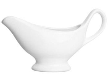 Соусник з ручкою Extra White, фарфор, 70мл, колір білий