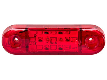 Повторитель габарита, палец широкий, 9 LED, 12/24V, красный
