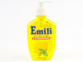 Мыло жидкое "Emili" "Лимон+мята" c глицерином 265гр дозатор