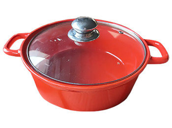 Кастрюля овальная с крышкой, 1,88 л