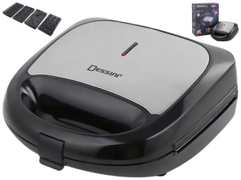 Мультимейкер 5в1 (сэндвичи/гриль/вафли/пончики/орешки), 750W