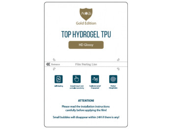 Гидро-гель плёнка iNobi Gold Edition HD Glossy PG-001 25 штук Цвет Прозрачный