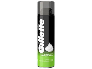 Піна для гоління Gillette Lemon Lime (з ароматом лимона і лайма) 200мл