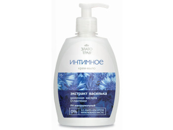 Крем-мыло интимное ЗлатоТрав василек 330гр
