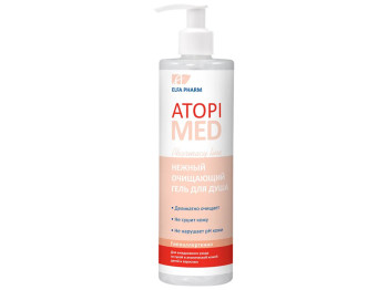 Ніжний очищуючий гель для душу Elfa Pharm Atopi Med 400мл