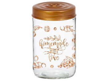 Банка Herevin Decorated Jam Jar-Homemade With Love, 600мл, 8699038094703