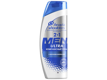 Шампунь и бальзам-ополаскиватель для мужчин Head&Shoulders 2в1 Комплексный уход против перхоти 400мл
