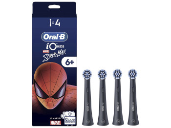 Насадка для зубної щітки Oral-B iO Kids Marvel Spider-Man, м'які, 4 шт, колір чорний