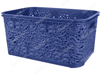 Корзинка R plastic Ажур, 10л, без крышки, фиолетовая, 31030
