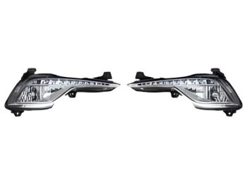 Фари додаткові моделі Hyundai Sonata 2012-14 (HY-603-LED 2в1)