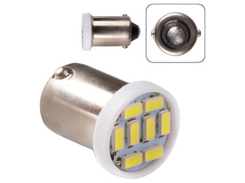 Лампа Pulso габаритная, LED T8,5, 8SMD-3014, 12v, 0,5w, 40lm, белая