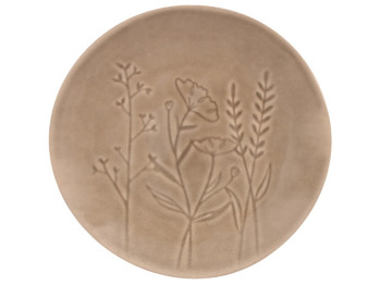 Тарілка Limited Edition Herb nature десертна, 21см (колір бежевий) 6900069123150