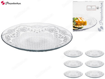 Тарелка глубокая Pasabahce Lacy D24,8см (цена за набор 6шт)