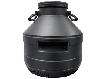 Бидон Консенсус, круглый, пластик, 32л, 15х48,5, цвет черный