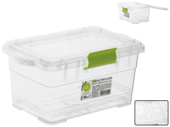 Контейнер Ал-Пластик Модерн бокс універсальний безбарвний 1,6л