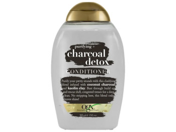 Кондиционер OGX Detox для ослабленных волос, с кокосовым углем и каолином, 385мл