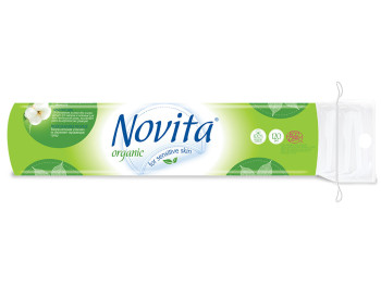 Ватні диски Novita organic косметичні 120шт