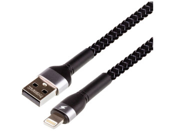 Кабель USB Remax RC-124i Jany Lightning Цвет Чёрный