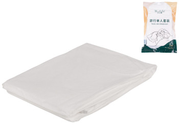 Комплект одноразової постільної білизни, 160х220см (ціна за набір 3 предмети)