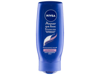 Бальзам-догляд Nivea молочко для тонкого, сухого і пошкодженого волосся 200мл