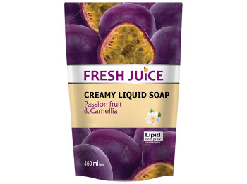 Крем-мило Fresh Juice Passion Fruit Camellia, з екстрактом маракуї та олією камелії, 460мл, дойпак