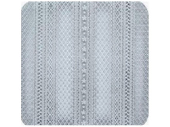 Клеенка Lace, ПВХ, 1,37×20м, цвет белый, дизайн Stripe (цена за рулон)