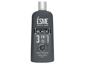 Гель-шампунь для душа Esme Graphite Black 400мл