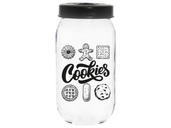 Банка Herevin Jar-Black Cookies, 1л, 8699038109995