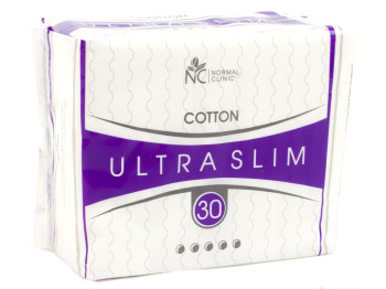 Прокладки для крит. дней Normal Clinic BIG PAC ultra slim cotton 5капель (цена за уп. 30шт) KNCS08X