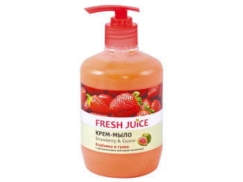 Крем-мыло жидкое Fresh Juice "Strawberry & Guava" клубника и гуава 460мл