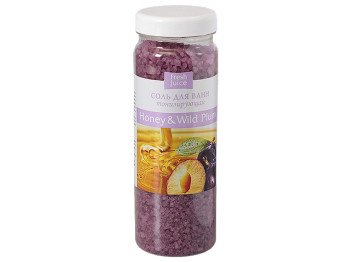 Сіль для ванн Fresh Juice "Honey & Wild Plum" мед і дика слива 700г