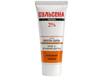 Паста лечебно профилактическая против перхоти Паста Сульсена 2%, 75мл