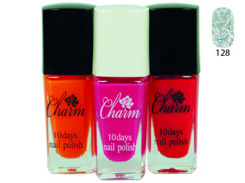 Лак для ногтей Colour intense NP-801 Charm  №128 блестки 9,5мл