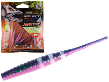 Приманка силіконова їстівна Select Javik 2,2" col.205 55мм (ціна за упаковку 7шт)