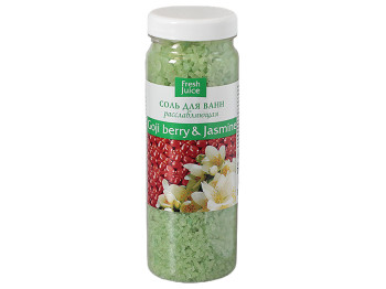 Сіль для ванн Fresh Juice "Goji Berry & Jasmine" ягоди годжі і жасмин 700г