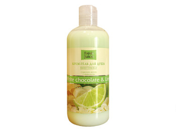 Крем-гель для душу Fresh Juice "White chocolate & Lime" білий шоколад і лайм 500мл