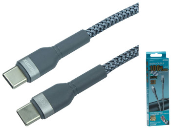 Кабель USB Remax RC-172 type C to type C 100W PD, Стальной