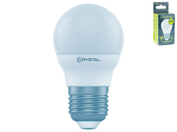 Лампа светодиодная шар Crystal Led G45-002 G45 6W цоколь-Е27-стандарт, холодный белый свет