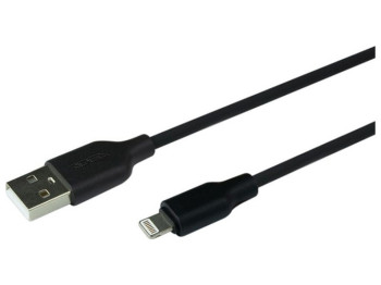 Кабель USB Ridea RC-M134 Soft Silico 12W Lightning Цвет Чёрный