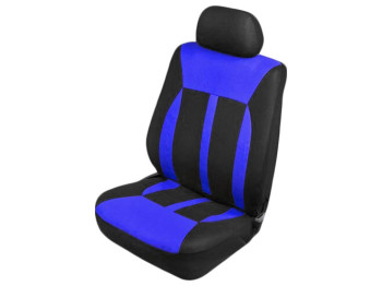 Набор чехлов VSC-38261P-11 "Polyester" полный комплект (цена за набор 11шт) черно-синий