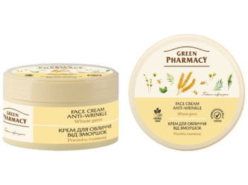 Крем для обличчя "Зелена аптека" Паростки пшениці Від зморшок 200мл