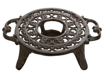 Подставка под горячее, чугун, 22,5×17×5см, цвет коричневый