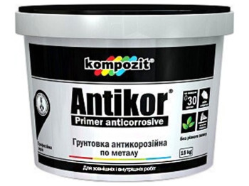 Грунтовка для металу Antikor Kompozit (Композит Антикор) Червоно-Коричнева 15кг