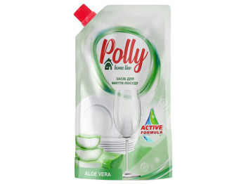 Средство для мытья посуды Aloe vera Polly, дой-пак, 500мл