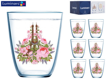 Набор стаканов Luminarc Neo Paris Spring 310мл (цена за набор 6шт) 62013