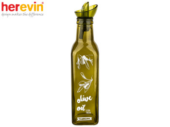 Бутылка для масла Herevin Oil&Vinegar Bottle-Green-Olive Oil, 250мл, 88948