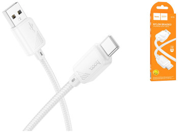 Кабель USB Hoco X113 Type-C 3A Цвет Белый